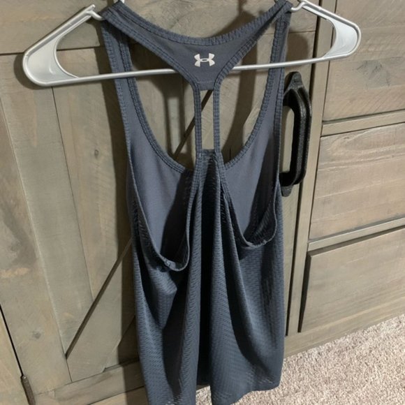 Under Armour Tops - Under Armour Gray Racerback Workout Tank